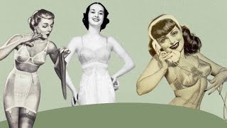 A guide to wearing a corset or girdle with an authentic 1940s dress [upl. by Neyu]