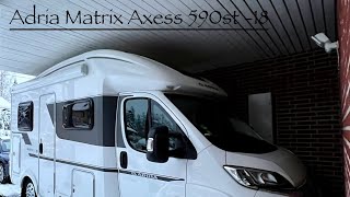 Adria Matrix Axess 590st asuntoauton esittely ja höpinää uudesta kanavasta [upl. by Nadine144]