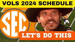 SCHEDULE FOR 2024 TENNESSEE FOOTBALL TENNESSEE VOLUNTEERSVOLS NEWS TENNESSEE VOLS FOOTBALL [upl. by Richmound]