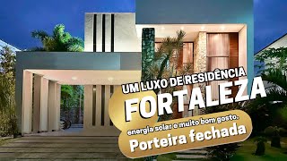 Residência de luxo  Porteira fechada  Condomínio Alphaville Fortaleza 🏠 Energia solar  Poço prof [upl. by Janetta915]