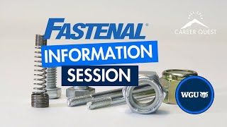 Career Quest Fastenal Information Session [upl. by Blight354]