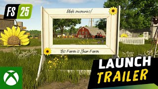 Farming Simulator 25 Launch Trailer [upl. by Valle]