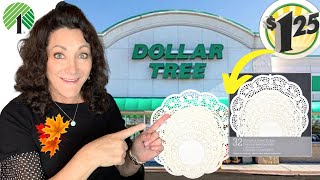 MIND BLOWING Dollar Tree Paper Doily HACKS [upl. by Maibach589]