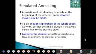 Artificial Intelligence Session05 Simulated Annealing [upl. by Eirrahs]