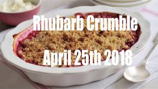 The Best Rhubarb Crumble Ever [upl. by Ytsrik]