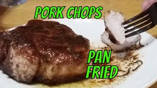 How To Make Pan Seared Pork Chops  Keto Diet Friendly [upl. by Ahsiled]