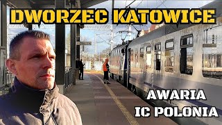 POCIĄGI NA KATOWICKIM DWORCU PKP duży ruch w niedzielny poranek IC EIP TLK POLREGIO vlog [upl. by Rhys]