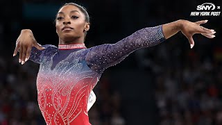 Simone Biles Olympics ends in heartbreak as she falls short of gold [upl. by Pownall51]