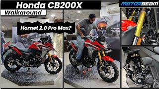 Honda CB200X Detailed Walkaround  Its A Modified Hornet 20  MotorBeam [upl. by Kronick]