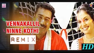 Vennakallil NinneKothi Remix Dancemix  Dj Akhil VDJ Haris Lyric Video Pattalam [upl. by Livvyy]