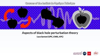 Luca Santoni 2024 Aspects of black holes perturbation theory 25 [upl. by Vani]