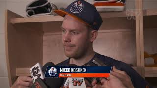 POSTGAME RAW  Mikko Koskinen 111718 [upl. by Linnet]