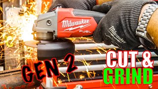 POWER amp CONVENIENCE Gen2 Milwaukee 2880 M18 FUEL 412quot Angle Grinder [upl. by Nirrek]