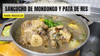 RECETA DE SANCOCHO DE MONDONGO  SANCOCHO DE PANZA Y PATA DE RES  SANCOCHO DE PANZA COLOMBIANO [upl. by Ferrell]