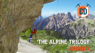 The Alpine Trilogy Ultra Hard MultiPitches In The Mountains  Climbing Daily Ep1613 [upl. by Anikehs]