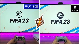 FIFA 23 PS4 PRO Vs PS5 [upl. by Irret830]