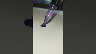 Satisfying Purple Outline Pen Tip Fill – Must Watch Satisfying ArtShorts [upl. by Navap]