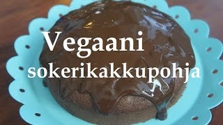 Vegaani sokerikakkupohja [upl. by Isac]