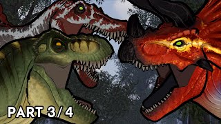 TRex and Spinosaurus vs Ultimasaurus  Animation Part 34 [upl. by Oivatco]