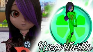 Razorturtle transformation Juleka with turtle miraculous Ladybug and Chat Noir season 5 FANMADE [upl. by Neely970]