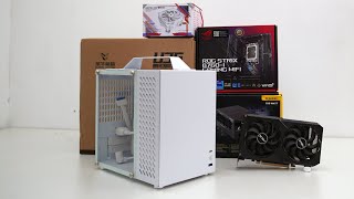 Unboxing U35 9 Litter Mini ITX all aluminum chassis White [upl. by Lipfert356]