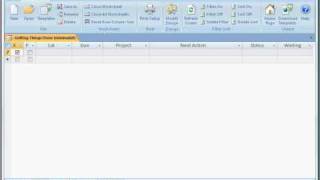 GTD  Getting Things Done for Microsoft Access [upl. by Bartolomeo]
