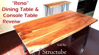 quotRenoquot DINING amp CONSOLE TABLE REVIEW  Sold By Structube [upl. by Gensler212]