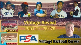 Vintage PSA Reveal Part 2  High Grade Cards from the 70s [upl. by Eilyw378]