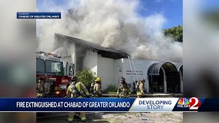 State Fire Marshal investigating fire at Chabad of Greater Orlando [upl. by Haidadej701]