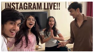 Instagram live with  TanishkaBahl bharatchandak11 and ananyasharmamusic [upl. by Mauricio]