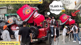 5Lakh ka Ravaan 2023😳Thar may Rakha😱Biggest Ravan in Delhi🔥Dussehra 2023 [upl. by Rossie]