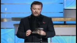 Ricky Gervais hosting the 2010 Golden Globes All of his good bits chained [upl. by Yrahcaz629]