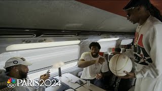 Snoop Dogg travels with the US men’s basketball team  Paris Olympics  NBC Sports [upl. by Nolana783]