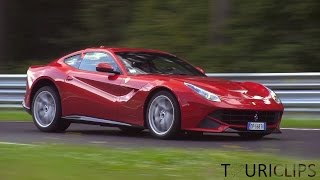 Laptime attempt Ferrari F12 Berlinetta 7m08s full lap [upl. by Amiarom856]