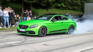 BEST OF Wörthersee 2023  Burnouts Flames amp Bangs Turbo Sounds Launches Police [upl. by Nawuq685]