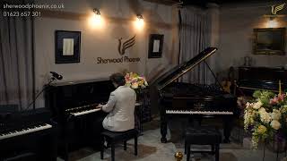 Schimmel K122 Black Upright Piano No 370173  Comparison Demonstration Sherwood Phoenix [upl. by Eiveneg855]