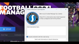 Fix Football Manager 2024 Error Were Sorry Football Manager Has Crashed [upl. by Hilario]