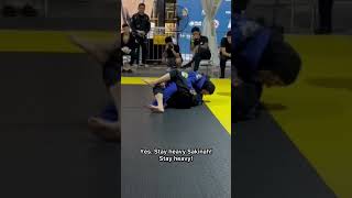 Building a guard pass bjj bjjasia hikarimartialarts bjjsparring bjjgirls [upl. by Nnahtebazile]