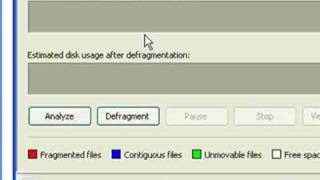 Using windows xp defragment tool to speed up xp [upl. by Ajak645]