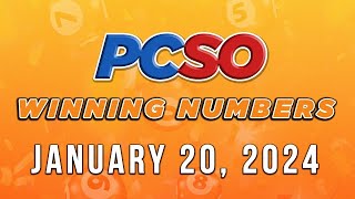 P29M Jackpot Grand Lotto 655 2D 3D 6D and Lotto 642  January 20 2024 [upl. by Euqirdor]