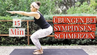 Übungen bei Symphysenschmerzen I Yoga für Schwangere I 15 Minuten [upl. by Enyale]