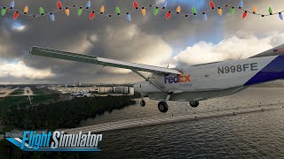 MSFS  Caribbean Ops  C208  FedEx  St Croix  Puerto Rico [upl. by Ientirb]