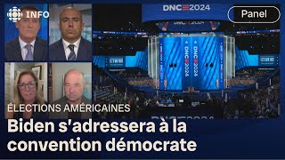 Panel américain  début de la convention démocrate à Chicago [upl. by Travus]