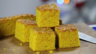 SFOUF LEBANESE TURMERIC CAKESpongy Juicy amp Tasty sfouf recipebest Lebanese sfouf recipe [upl. by Karilynn18]