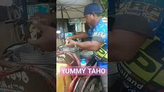 Taho Vendor with Recorded Ads taho viralshorts [upl. by Amehr487]