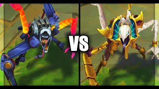 Praetorian Fiddlesticks vs Risen Fiddlesticks Epic Skins Comparison League of Legends [upl. by Akemrehs857]