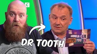 I Cant Believe This Reacting to Bob Mortimer Does His Own Dentistry  Would I Lie To You [upl. by Brig115]