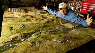 How I made this HUGE 8Ft UltraRealistic wargaming board [upl. by Eniffit]