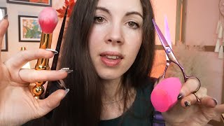 ASMR Roleplay  Sleep in Minutes Scalp Treatment Haircut amp Makeup 😌 [upl. by Ellegna]