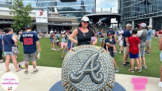 Amazing Day at The Battery Atlanta  Full Braves Stadium Tour amp Game Experience [upl. by Dorreg]